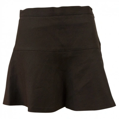 Pre-owned Missoni Linen Mini Skirt In Brown