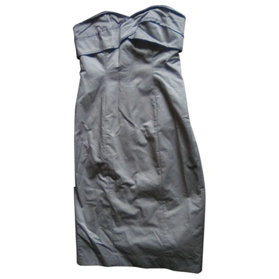 Pre-owned Amanda Wakeley Mid-length Dress In Grey