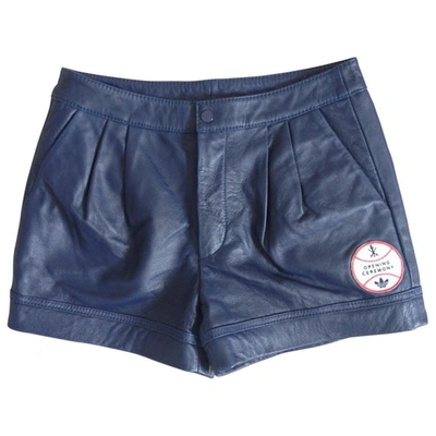 Pre-owned Opening Ceremony Mini-shorts In Blue