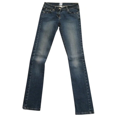 Pre-owned Sass & Bide Slim Jeans In Blue