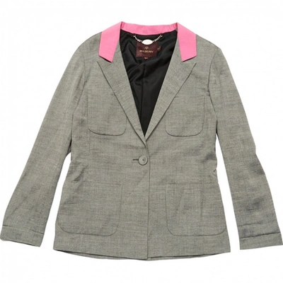 Pre-owned Mulberry Grey Viscose Jacket