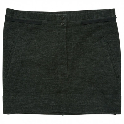 Pre-owned Isabel Marant Wool Mini Skirt In Grey