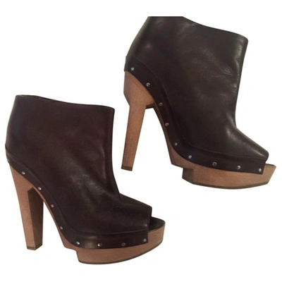 Pre-owned Marni Shoes In Brown