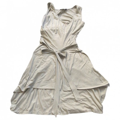 Pre-owned Mulberry Mid-length Dress In Khaki
