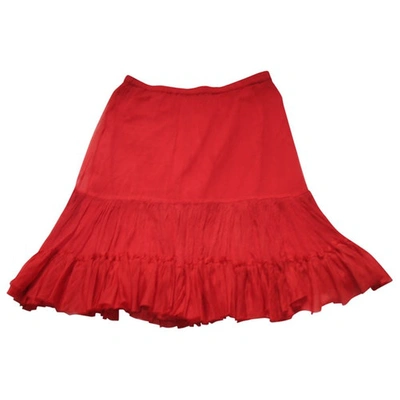 Pre-owned Stella Forest Skirt In Red