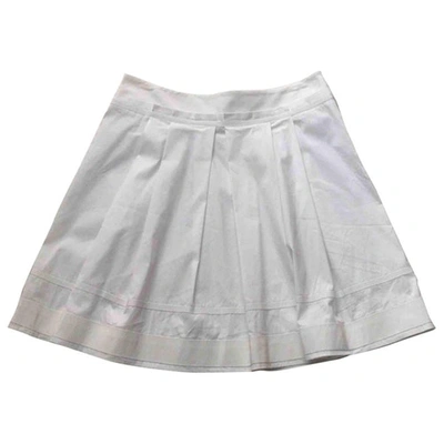 Pre-owned Philosophy Di Alberta Ferretti Mid-length Skirt In White