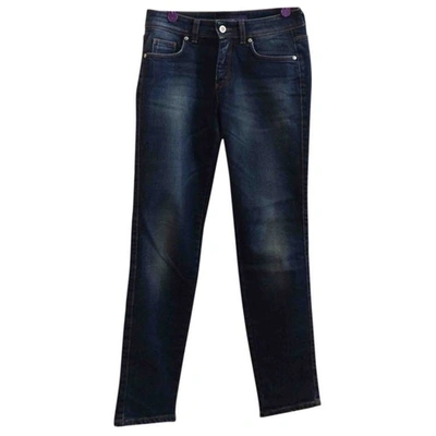 Pre-owned Trussardi Jeans Slim Jeans In Blue