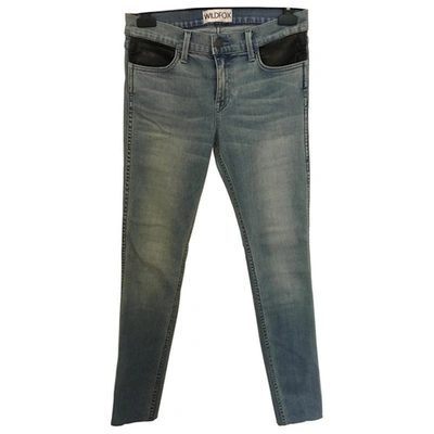Pre-owned Wildfox Slim Jeans In Other