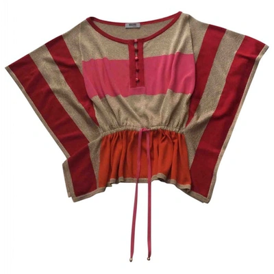 Pre-owned Moschino Blouse In Multicolour