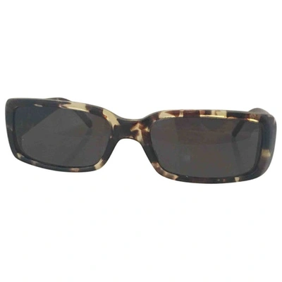 Pre-owned Gucci Brown Plastic Sunglasses