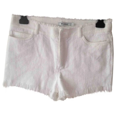 Pre-owned Alexander Wang White Cotton Shorts