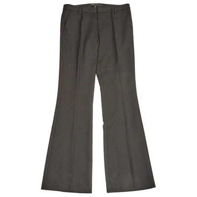Pre-owned Marc Jacobs Wool Pants In Black