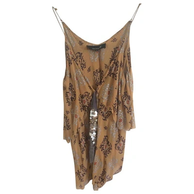 Pre-owned Isabel Marant Camel Silk Top