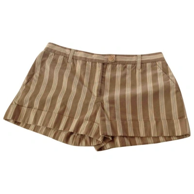 Pre-owned Moschino Cheap And Chic Beige Cotton Shorts