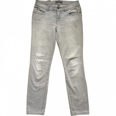Pre-owned Mcq By Alexander Mcqueen Slim Pants In Grey