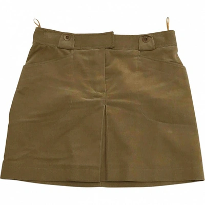 Pre-owned Chloé Skirt In Camel