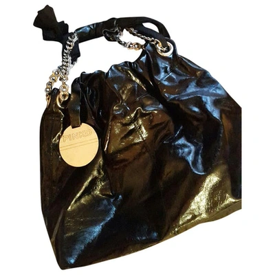Pre-owned Pinko Black Patent Leather Handbag
