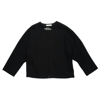 Pre-owned Chloé Short Wool Jacket In Black