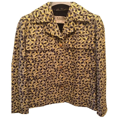 Pre-owned Marni Yellow Cotton Jacket