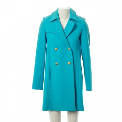 Pre-owned Paul & Joe Turquoise Wool Coat In Other
