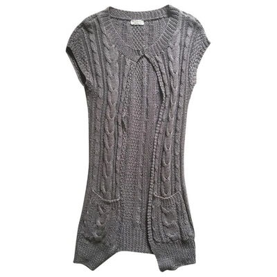 Pre-owned Forte Forte Linen Cardigan In Grey