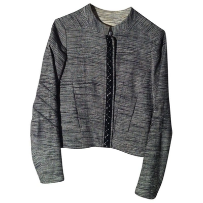 Pre-owned Maje Short Jacket In Grey
