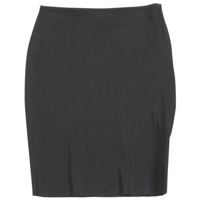 Pre-owned Lanvin Mid-length Skirt In Black