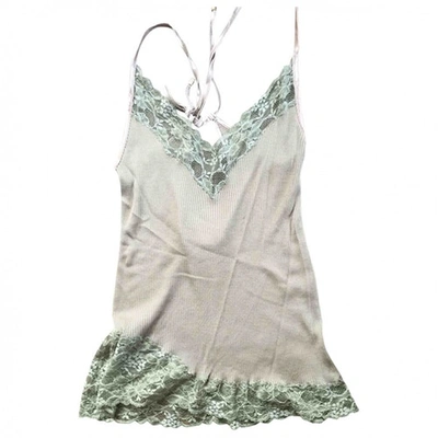 Pre-owned Pinko Camisole In Green