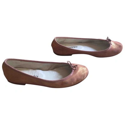 Pre-owned Repetto Leather Ballet Slippers In Pink