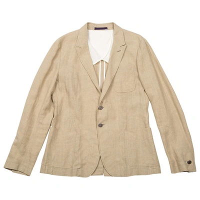 Pre-owned Paul Smith Linen Jacket In Beige