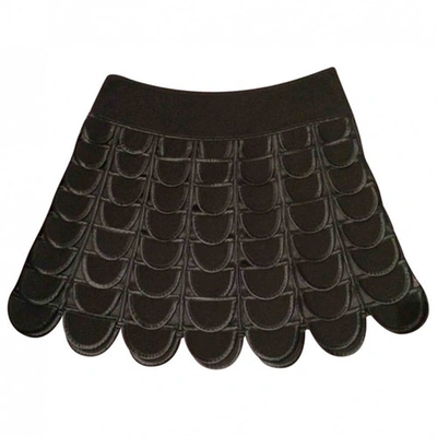 Pre-owned Temperley London Mini Skirt In Black