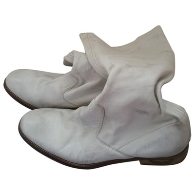 Pre-owned Zadig & Voltaire Boots In White
