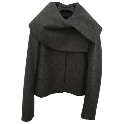 Pre-owned Jil Sander Grey Wool Jacket