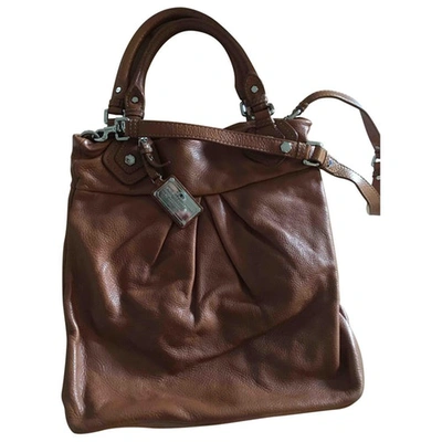 Pre-owned Marc By Marc Jacobs Leather Hand Bag In Brown