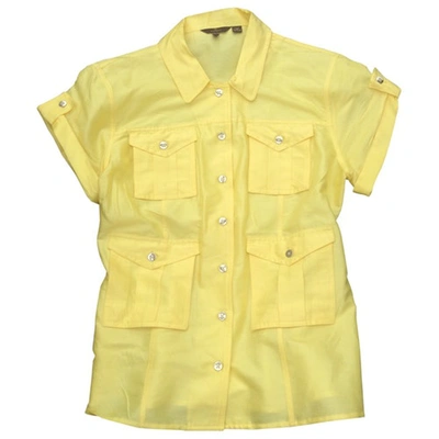 Pre-owned Mulberry Blouse In Yellow