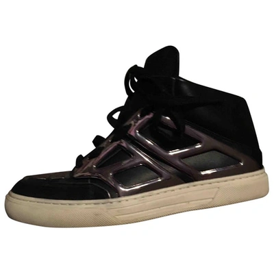 Pre-owned Alejandro Ingelmo Leather Baskets In Black