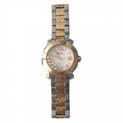 Pre-owned Chopard Gold And Steel Watch In Other