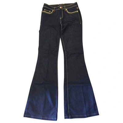 Pre-owned Rachel Zoe Blue Cotton - Elasthane Jeans