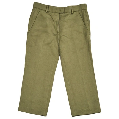 Pre-owned Isabel Marant Capri Pants In Khaki