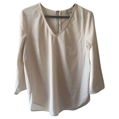 Pre-owned Pedro Del Hierro Beige Polyester Top