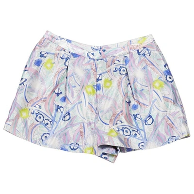 Pre-owned Peter Pilotto Mini-shorts In Silk In Multicolour