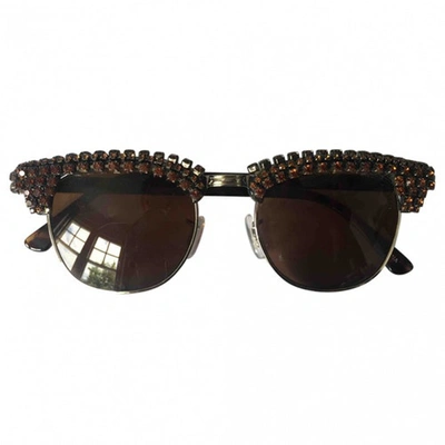 Pre-owned A-morir Brown Sunglasses