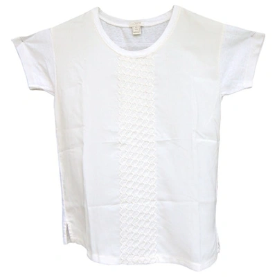 Pre-owned Jcrew White Cotton Top
