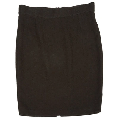 Pre-owned Emilia Wickstead Mini Skirt In Black