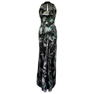 Pre-owned Missoni Silk Maxi Dress In Metallic
