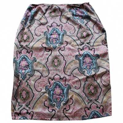 Pre-owned Paul & Joe Silk Mid-length Skirt In Multicolour