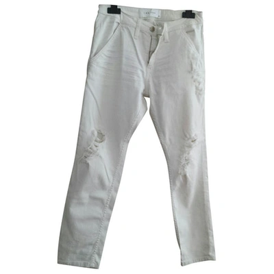 Pre-owned Iro White Cotton Jeans