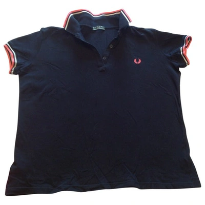 Pre-owned Fred Perry Black Cotton Top