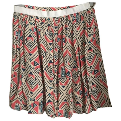 Pre-owned American Vintage Mini Skirt In Multicolour