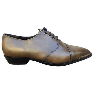 Pre-owned Diesel Leather Derbies In Other